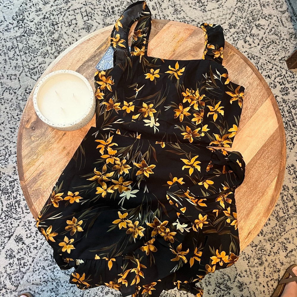 NWT Meant To Be Two Piece Tropical Print Set Pink Lily